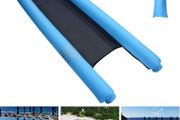 Inflatable Floating Bed, Portable Floating Water Hammock for Adults and Kids, Quick Inflate, No Needed Pump,Swimming Pool Pool Lounger Beach Mat 3 Colours(blue)