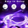 65ft/20M Smart LED Light Strip with RGB Remote Control - 44-Key Remote Flexible Image 5