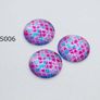Glass round cabochon 30mm with dragon scale pattern. 3pcs. Cabochons for jewelry. Big snake skin cabochon beads. Many colors. Supplies, DIY. Image 3