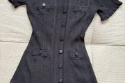 Sandro Black Midi dress