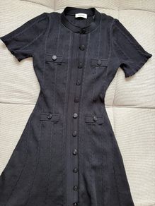 Sandro Black Midi dress