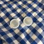 Denby teapots salt and pepper pots Imperial Blue Image 9