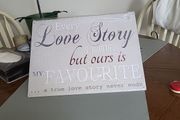 Love tin signs