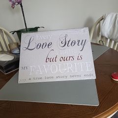 Love tin signs
