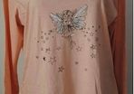 Vivance dreams salmon fairy lounge cotton top size UK18/20 EU46/48 Postage included