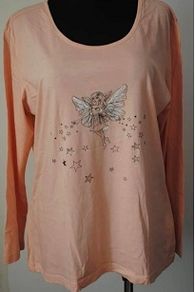 Vivance dreams salmon fairy lounge cotton top size UK18/20 EU46/48 Postage included