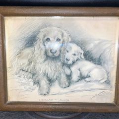 A shoulder to lean on wall hanging