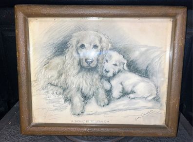 A shoulder to lean on wall hanging