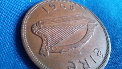 Irish Penny 1968.