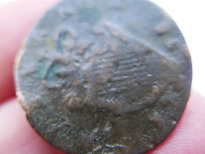 1738 IRELAND  George II  1/2 Penny Coin