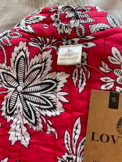 Reversible Printed Cotton Jacket - New - Size M