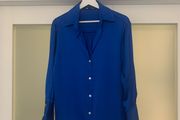 Zara Royal Blue Blouse