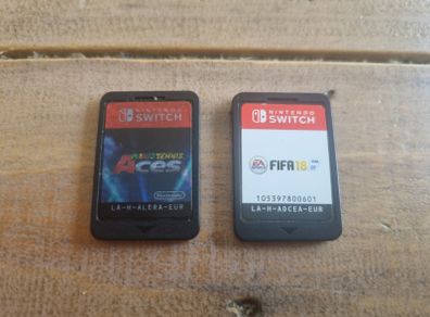 Mario Tennis Aces + Free FIFA 18 (Nintendo Switch Cartridges)