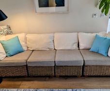 Modular Rattan Sofa - Wicker Garden or Conservatory Furniture