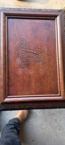 Antique ladies french seweing Chest oak early 1930s  Beautiful