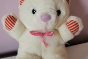 Candy Stripe Teddy Bear Plush Soft Toy