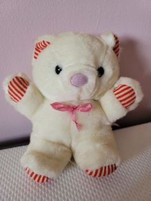 Candy Stripe Teddy Bear Plush Soft Toy