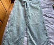 Brand new dunnes wide leg blue jeans
