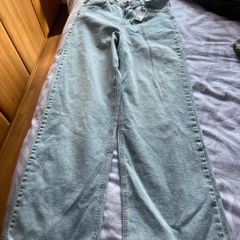 Brand new dunnes wide leg blue jeans
