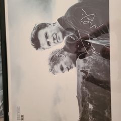 Neil Finn and Tim Finn signed litho