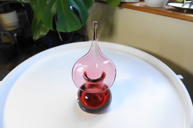 Vintage Cranberry Adrian Sankey Vase