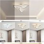 LED Ceiling Light Dimmable, Modern Acrylic Ceiling Lamp 35W 3937LM, 3000K-6500K, Ceiling Lighting Fixture with Remote Control for Bedroom Living Room Image 5