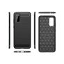 For Samsung Galaxy S20 Case Cover Carbon Fiber Design Shockproof Black Armor New - FHT04SMK3 Image 5