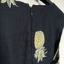 Hobbs Anika linen sleeveless top with tie waist and pineapple print UK8 Image 5