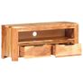 TV Cabinet 90x30x40 cm Solid Acacia Wood Image 3