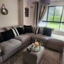 Corner sofa & footstool Image 2