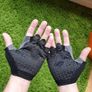 Gym gloves. Fingerless gloves. Cycling gloves. Work gloves. Carpenter gloves. Weightlifting. Workout.  Fitness.  Bodybuilding Image 4