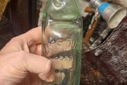 Antique James Duncan JD Glass Codd Neck Bottle Featuring a Marble Stopper