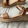 Dorothy Perkins Brown Wedge Sandals Size 5 Image 5