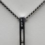 Sterling Silver 925 Ball Drop Pendant Necklace - Italian Box Chain 56cm - 6.63g Image 3
