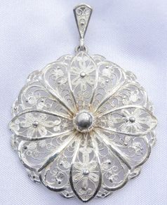 Antique Sterling Silver 925 Pendant 6,23g