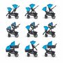 Twin Vista Uppa stroller with Bassinet Image 4
