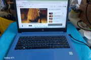 HP Laptop, Model TPN-Q189, Blue, Intel Core i5-7200U CPU 7th Generation, 2.5GHz, 4GB Ram, 118GB SSD, Windows 11, Microsoft Edge, Chrome