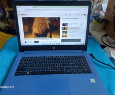 HP Laptop, Model TPN-Q189, Blue, Intel Core i5-7200U CPU 7th Generation, 2.5GHz, 4GB Ram, 118GB SSD, Windows 11, Microsoft Edge, Chrome