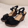 Beautiful Black Sandals Shoes Image 10