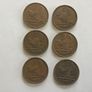 Coins - Eire Pennies X 6 Image 2