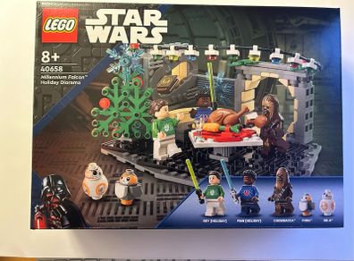 Millennium Falcon Holiday Diorama - Lego set 40658