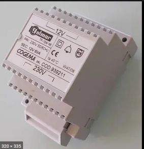 Galmar 230V to 12V Transformer for Door Entry Systems