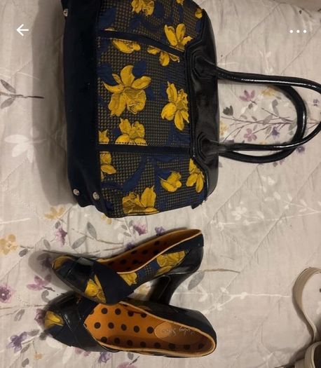 ruby shoe and bag too match
