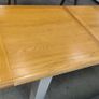 Extending Oak Farmhouse Dining Table Ex Display Like New Image 8