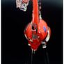 Vintage Modernist Stylised Glass Red Horse made in Belarus. Image 5