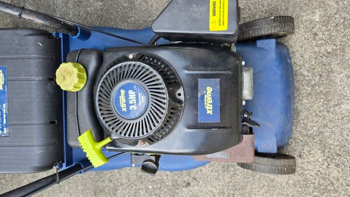 petrol push lawn mower