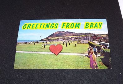 Ireland Postcard : The Putting Green , Greetings From Bray , Co. Wicklow - 1970s/80s