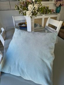 Two large cushions