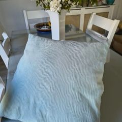 Two large cushions