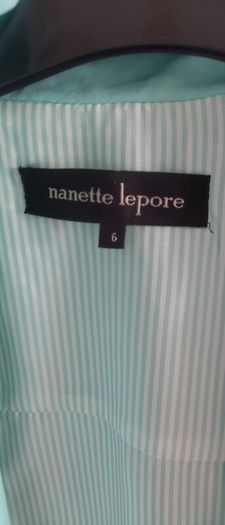 Turquoise limited edition blazer Nanette lepore vintage original